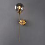 Wall Sconce Glass Globe Warm Diffused Light