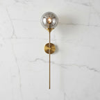 Wall Sconce Glass Globe Warm Diffused Light