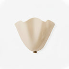 Wall Sconce Glass Petal Design Hardwired