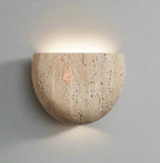 Wall Sconce Half Bowl Textured Plaster Dimmable G9 LED