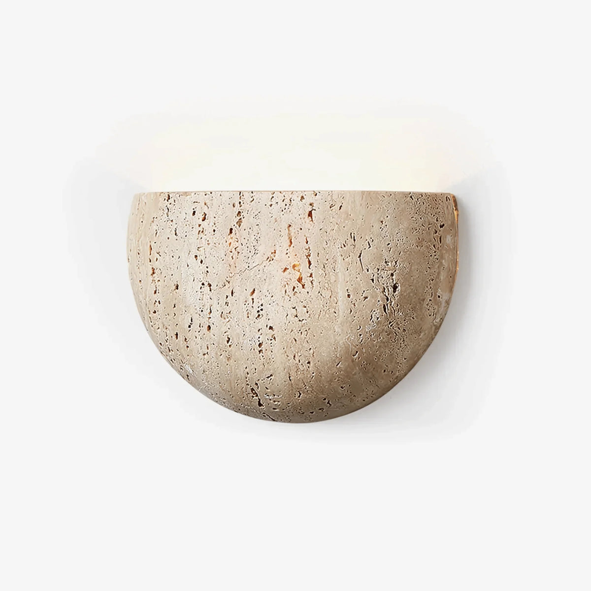 Wall Sconce Half Bowl Textured Plaster Dimmable G9 LED