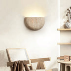Wall Sconce Half Bowl Textured Plaster Dimmable G9 LED