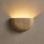 Wall Sconce Half Bowl Textured Plaster Dimmable G9 LED
