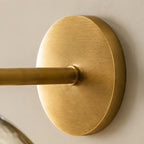 Wall Sconce Hand-Blown Recycled Glass Open Bottom