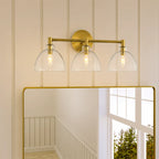 Wall Sconce Hand-Blown Recycled Glass Open Bottom