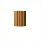 Wall Sconce High-Density Resin Ribbed Glare-Free LED