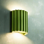 Wall Sconce High-Density Resin Ribbed Glare-Free LED