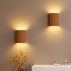 Wall Sconce High-Density Resin Ribbed Glare-Free LED