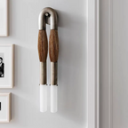 Wall Sconce Horsehair Tassel Two-Light Iron & Glass