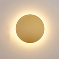 Wall Sconce Layered Disc Warm White LED Aluminum