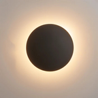 Wall Sconce Layered Disc Warm White LED Aluminum