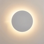 Wall Sconce Layered Disc Warm White LED Aluminum