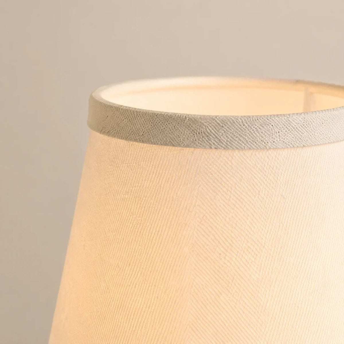 Wall Sconce Linen Shade & Brass Finish