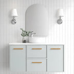Wall Sconce Linen Shade & Brass Finish