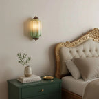 Wall Sconce Milk Glass Shade Antique Brass Finish