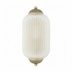 Wall Sconce Milk Glass Shade Antique Brass Finish
