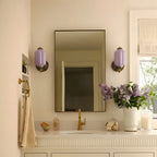 Wall Sconce Milk Glass Shade & Oiled Brass Finish