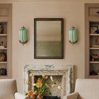 Wall Sconce Milk Glass Shade & Oiled Brass Finish
