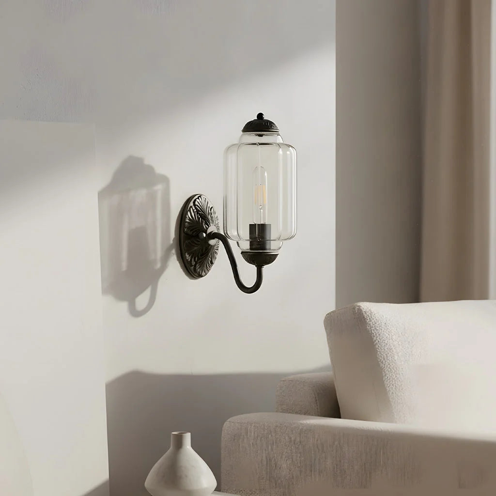 Wall Sconce Milk Glass Shade & Oiled Brass Finish