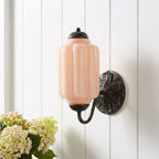 Wall Sconce Milk Glass Shade & Oiled Brass Finish