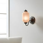 Wall Sconce Milk Glass Shade & Oiled Brass Finish