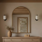 Wall Sconce Milk Glass Shade & Oiled Brass Finish