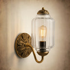 Wall Sconce Milk Glass Shade & Oiled Brass Finish