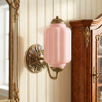 Wall Sconce Milk Glass Shade & Oiled Brass Finish