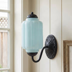 Wall Sconce Milk Glass Shade & Oiled Brass Finish