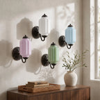 Wall Sconce Milk Glass Shade & Oiled Brass Finish