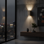 Wall Sconce Natural Travertine Up-And-Down Indoor & Outdoor