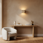 Wall Sconce Natural Travertine Up-And-Down Indoor & Outdoor