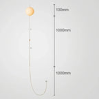Wall Sconce Plug-In Scandinavian Minimalist Reading Light