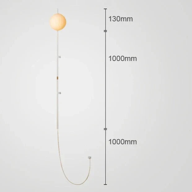 Wall Sconce Plug-In Scandinavian Minimalist Reading Light