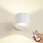 Wall Sconce Rechargeable LED 360° Rotation Remote Control