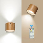 Wall Sconce Rechargeable LED 360° Rotation Remote Control