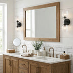 Wall Sconce Ribbed Glass Copper Finish Dimmable