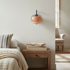 Wall Sconce Round Hand-Blown Double Glass LED