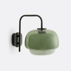 Wall Sconce Round Hand-Blown Double Glass LED