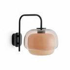 Wall Sconce Round Hand-Blown Double Glass LED