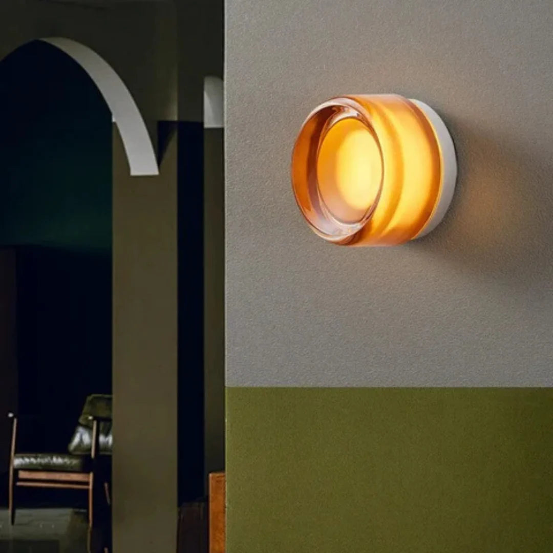 Wall Sconce Round LED Acrylic Diffuser