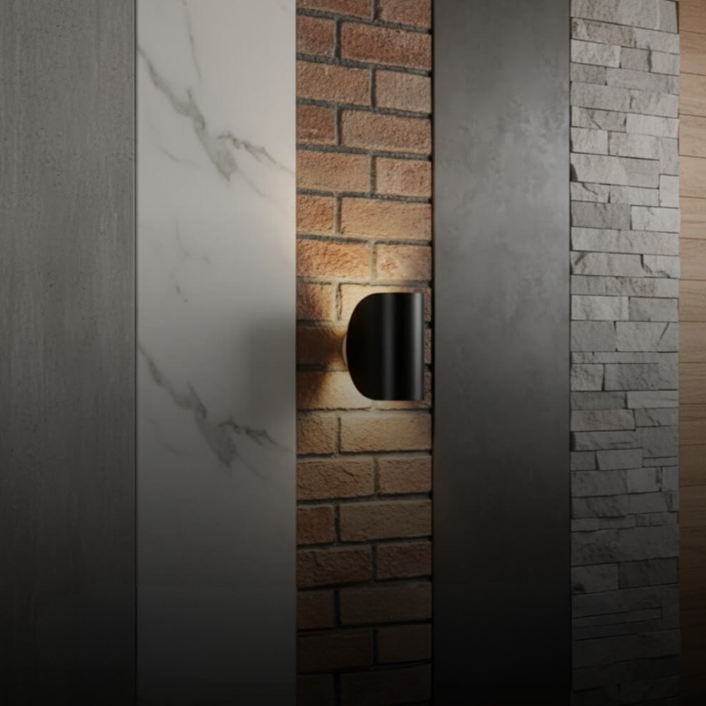Wall Sconce Semi-Circle Dual-Directional Adjustable Optics