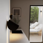 Wall Sconce Semi-Circle Dual-Directional Adjustable Optics