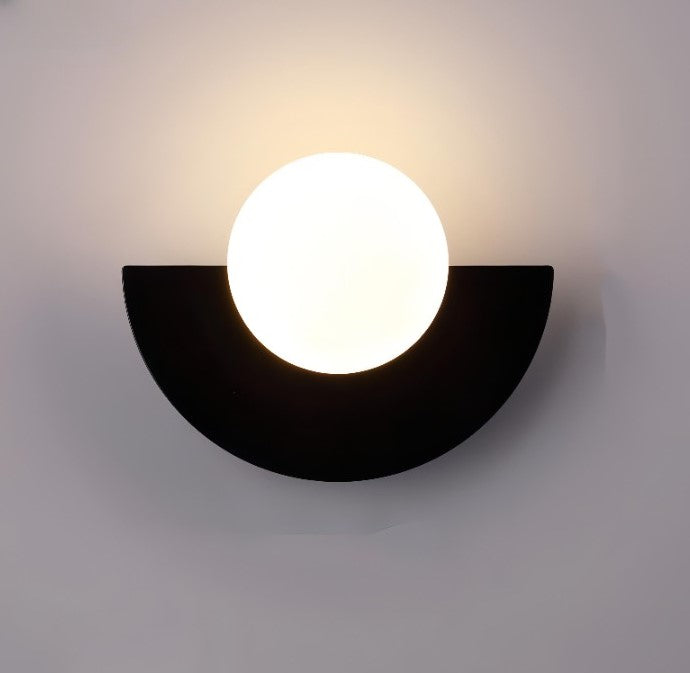 Wall Sconce Semicircular Metal LED G9 Base