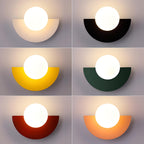 Wall Sconce Semicircular Metal LED G9 Base