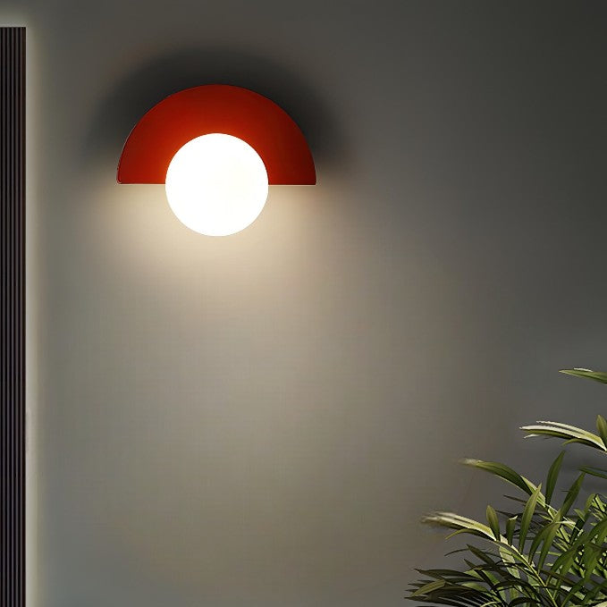 Wall Sconce Semicircular Metal LED G9 Base
