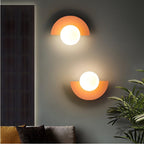 Wall Sconce Semicircular Metal LED G9 Base