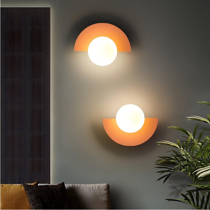Wall Sconce Semicircular Metal LED G9 Base