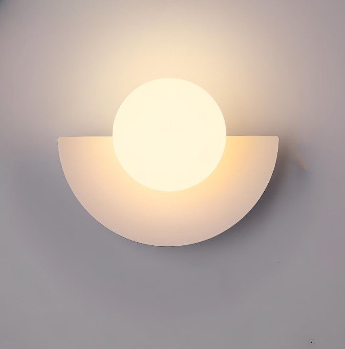 Wall Sconce Semicircular Metal LED G9 Base