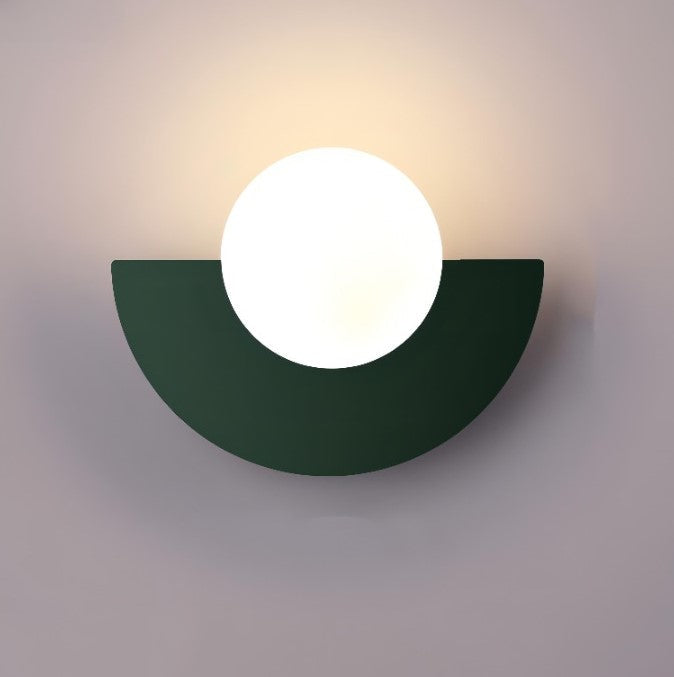 Wall Sconce Semicircular Metal LED G9 Base